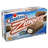Hostess Zingers Iced Devils Food Cake with Creamy Filling, 17oz