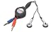 ZIP-LINQ ZIPAUDIO-PC2 Stereo Retractable Earbud with Microphone