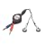 Cables Unlimited Retractable Stereo VoIP Cable (Black)