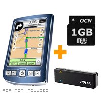 OCN6 1GB Deluxe Edition + Holux 240 Bluetooth GPS Receiver (Free PDA Vent Mount)(OnCourse Navigation Software)