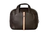 Crumpler - Docteur Royal XL - Sacoche en cuir pour Ordinateur Portable 17" - Marron/Orange