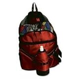 Back Pack - Beach Bag, New, Nylon (Red) (22 x 14 x 7.5)