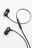 NuForce NE-650M High Efficient Earphones with Excellent Bass and Layered Sound Stage with Microphone (Black)