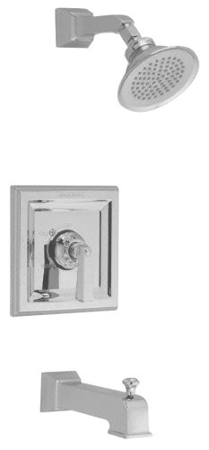 Buy American Standard Town Square Pressure Balance Bath/Shower Fitting with Built-In Diverter and Wall-Mount Tub Spout, Satin #2555.602.295 (American Standard Showers, Plumbing, Bathtubs Showers & Saunas, Showers, Modules & Installation Kits)