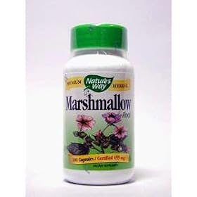Click here to buy Nature's Way - Marshmallow Root, 455 mg, 100 capsules by Nature's Way.