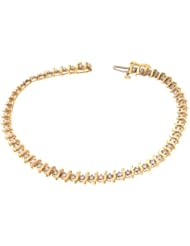14K Yellow Gold Diamond Bracelet