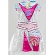 Barbie Cheerleader Dress Sparkly Pink and White