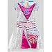 Barbie Cheerleader Dress Sparkly Pink and White