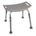 Drive Medical Adjustable Deluxe Aluminum Bath Bench without Back, Height Adjustable