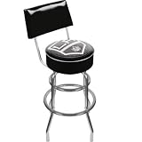 NHL Los Angeles Kings Padded Bar Stool with Back