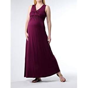 Buy A Pea in the Pod: Sleeveless Knot Front Maternity Maxi Dress by A Pea in the Pod