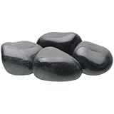 Fluval Polished Black Agate Stone for Aquarium, 1.5-Pound