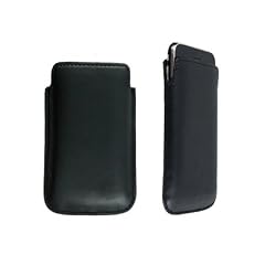 Logotrans Elegantes Leder-Etui f�r Apple iPhone 3G / 3Gs / 2G schwarz
