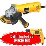 31aoHfRnu9L. SL160  DEWALT D28402D 4 1/2 Inch Angle Grinder/Chuck Drill Combo Kit