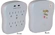 Surge Protector 6 Outlet Plug in MOV 540 Joules, with Phone Protection