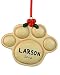 Pet Paw Personalized Christmas Ornament