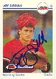 Joe Siddall, Harrisburg Senators - Expos Affiliate, 1991 Line Drive Pre-Rookie Autographed Card
