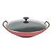 Le Creuset Wok with Glass Lid: Cherry