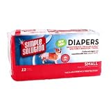 New Brampton Simple Solution Disposable Dog Diapers Small 12 Pack Includes Adjustable Tail Hole New Brampton Simple Solution Disposable Dog Diapers Small 12 Pack Includes Adjustable Tail Hole