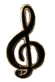 Miniature Cloisonnes Treble G Clef Tie Tac Lapel Pin