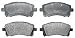 RM Brakes PGD721 Disc Pad Set