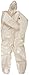 Kimberly-Clark KleenGuard A80 Saranex Chemical Permeation and Jet Liquid Protection Coverall with Hood, Disposable, Elastic Cuff, Taped Seams (Case of 12)