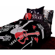 Rock On Comforter Set, Twin