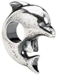 Kera Sterling Silver Dolphin Bead - Fits Most Pandora Bracelets