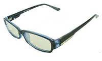PC Glasses:Protect The Eyes - ブルーライト約54％カット！仕事場や自宅で使えるPCメガネ UV400 パソコンメガネ パソコン用メガネ (ブルー)