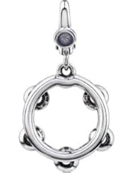 Sterling Silver 16.00 X Tambourine Charm