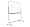 Reversible Mobile Free Standing Magnetic Dry Erase Board Whiteboard 4' x 6' / Magnetic White Markerboard surface on both sides 48