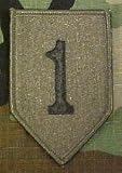 1 st Infantry Division Subdued Patch