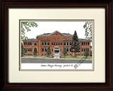 Alma Mater- Eastern Michigan University Framed Lithograph