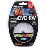 Memorex Mini DVD-RW - 20 x DVD-RW (8cm) - 1.4 GB ( 30min ) 1x - 2x - spindle - storage media