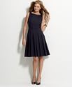 Jones New York Pleated Sleeveless Dress