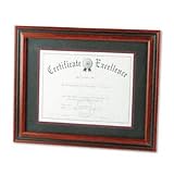 DAX Desk/Wall 11 x 14 Photo Frame, Rosewood/Black (N15786ST)