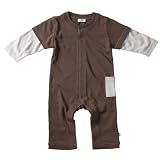Babysoy Layered One Piece , Chocolate 12-18 Months