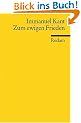 Zum ewigen Frieden: Ein philosophischer Entwurf