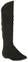 Platino "Stretch" Ladies Suedette Over The Knee Fashion Boots - Black