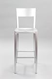 Anzio Style Bar Stool in Silver