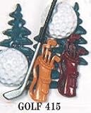 Sports Dress It Up Embellishments-Golf