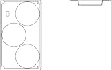 Paderno World Cuisine 47742-23 Non-Stick Silicone Mold, Biscuit