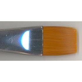 LARGE FLAT BRUSH-White Handle Snazaroo Face Painting Brush