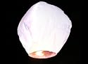 5x Skylaterne Himmelslaterne Sky Laterne weiss