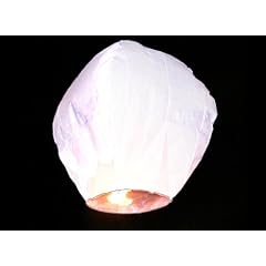Bingsale� 5x Skylaterne Himmelslaterne Sky Laterne weiss