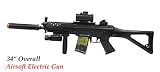 Double Eagle M82 Airsoft Gun Sig Sauer 552 Sytle Electric Rifle W/laser Light FULLY LOADED HEAVY