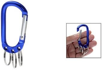 International Klein Blue Portable Key Ring Carabiner 2pcs
