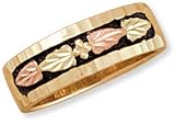 Black Hills Gold Womens Antique Wedding Band in 10K Gold with Grapes from Landstrom