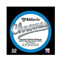 D'addario ECG25 Reg Light Chromes Flatwound (12-52) Electric Guitar Strings