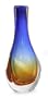 Murano handblown vase, 'Sunset Dreams'
